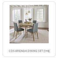 COS-BRENDA DINING SET (1+4)